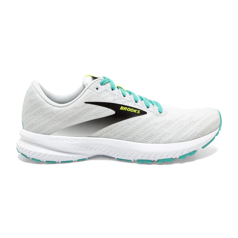 Brooks LAUNCH 7 Road Running Shoes Womens Canada - White/Nightlife/Atlantis (TWK159374)